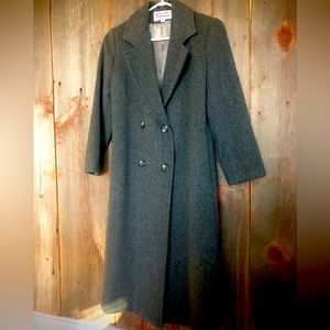 Vintage Talbots Wool Trenchcoat
